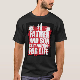 Camiseta Padre E Hijo Mejores Amigos Novedad Gráfica Sarcás