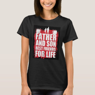Camiseta Padre E Hijo Mejores Amigos Novedad Gráfica Sarcás