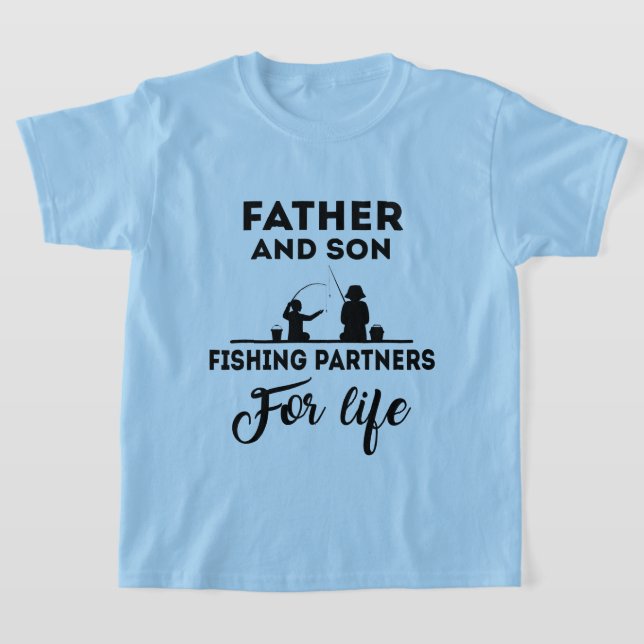 Camiseta Padre e hijo palabra pesca arte T-Shirt (Distribución)