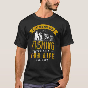 Camiseta Padre e hijo pescando compañeros para toda la vida