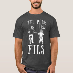 Camiseta Padre e hijo regalo motociclista