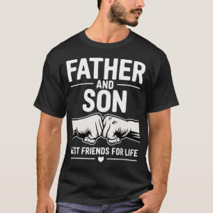 Camiseta Padre e hijo se dan un golpe de puño unión indestr