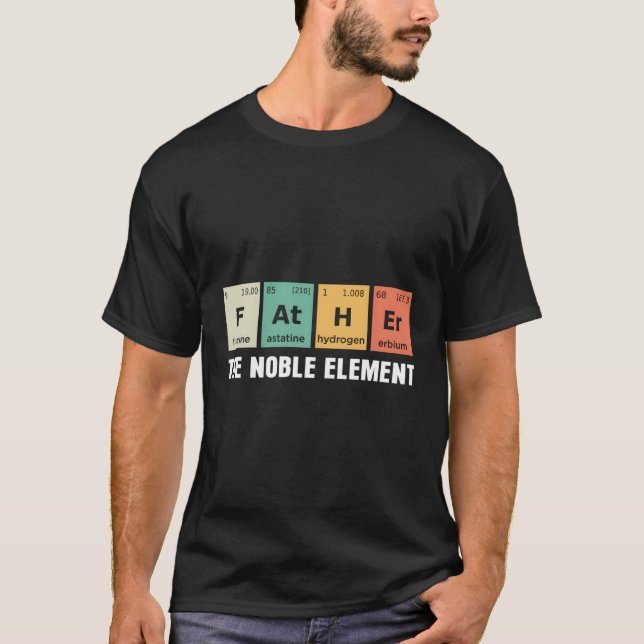 Camiseta Padre El Noble Estudiante De Química Elet (Anverso)