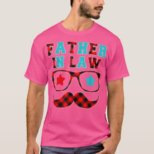 Camiseta Padre En La Ley Graciosa Gafas De Gafas Rojas Tapa
