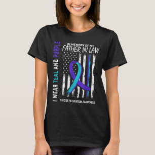 Camiseta Padre En La Ley Suicida Prevención De Concienciaci
