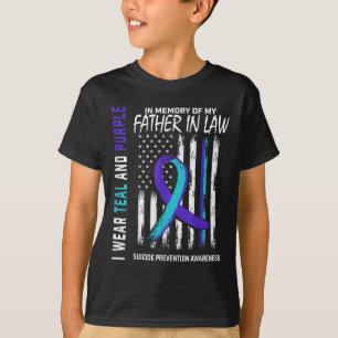 Camiseta Padre En La Ley Suicida Prevención De Concienciaci