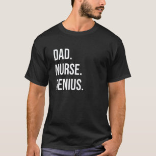 Camiseta Padre Enfermero Genio Padre