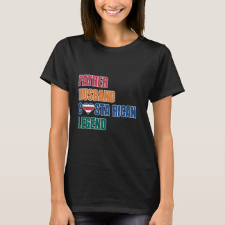 Camiseta Padre Esposo Costa Rica Tropical Pura Vida Coste