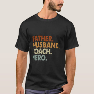 Camiseta Padre Esposo Entrenador Héroe