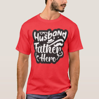 Camiseta Padre esposo Hero Padres Día del Niño Presente