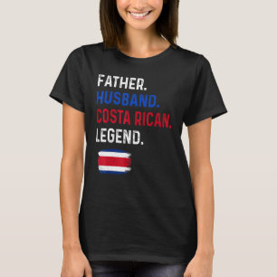 Camiseta Padre Esposo Leyenda Costarricense Orgulloso Papá 