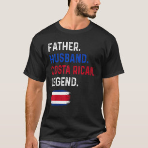 Camiseta Padre Esposo Leyenda Costarricense Orgulloso Papá