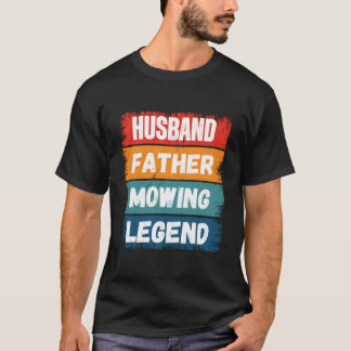 Camiseta Padre Esposo Leyenda del Corte de Césped Orgulloso