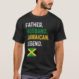 Camiseta Padre Esposo Leyenda Jamaiquina Orgulloso Papá Jam