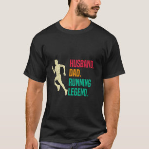 Camiseta Padre ESPOSO PAPÁ LEYENDA CORRIENDO Divertido Mara