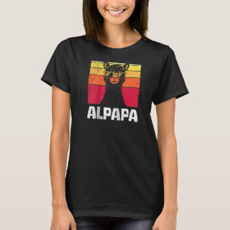 Camiseta Padre Expectante ALPAKADADDY Retro Divertido Próxi