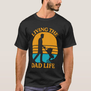 Camiseta Padre expectante VIVIENDO LA VIDA DE PAPÁ Divertid
