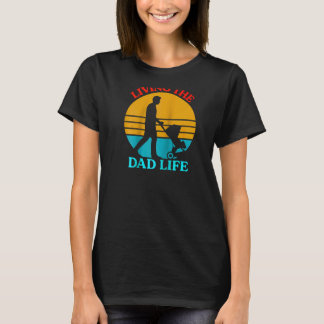 Camiseta Padre expectante VIVIENDO LA VIDA DE PAPÁ Divertid