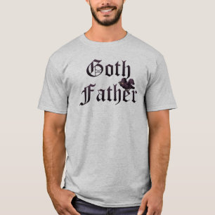 Camiseta Padre Gótico con Cuervo