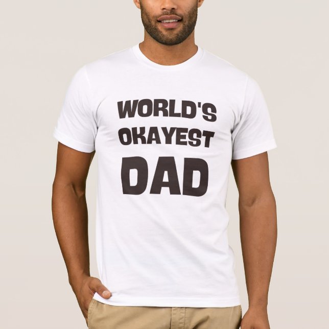 Camiseta padre gracioso del mundo (Anverso)