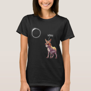 Camiseta Padre Granjero Eclipse Solar Burro