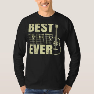 Camiseta Padre Guitariano Mejor Padre Que Papá Noel Guit