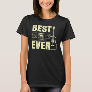 Camiseta Padre Guitariano Mejor Padre Que Papá Noel Guit