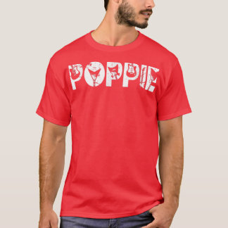 Camiseta Padre Guitariano Retro Poppie Guitar Padres Day M