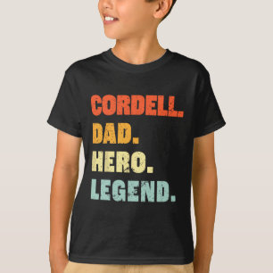 Camiseta Padre Hero Leyenda Nombre Personalizado Padres D