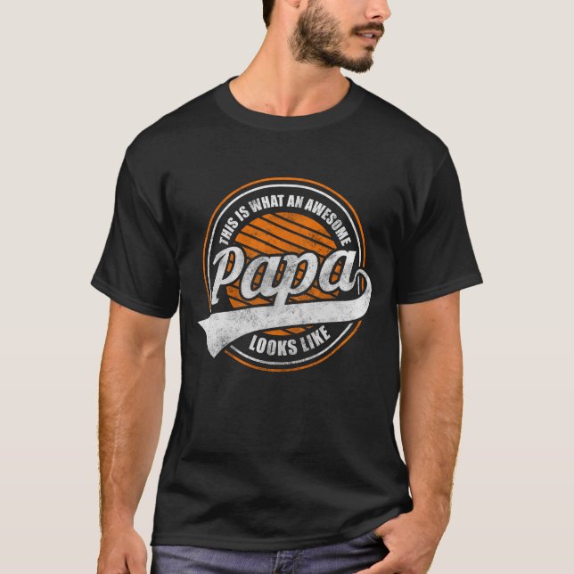 Camiseta Padre Hija Padres Fuerte Retro (Anverso)