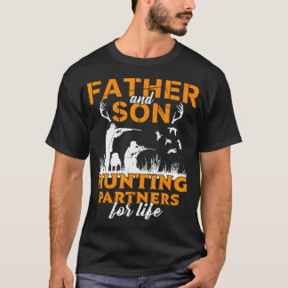 Camiseta Padre Hijo Cazando Socios Para La Vida Papá Mamáes