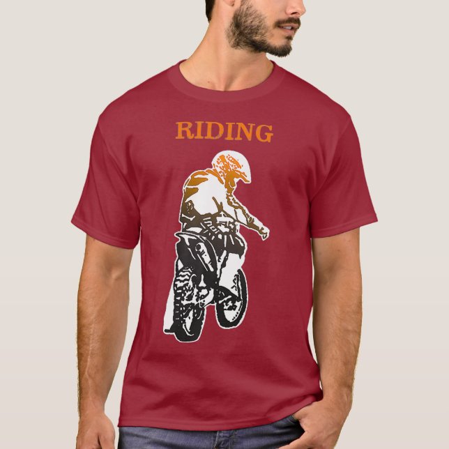 Camiseta Padre Hijo coincidiendo Viajando Buddies Dirt Bike (Anverso)