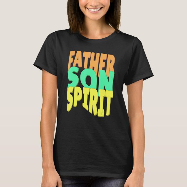 Camiseta Padre Hijo Espíritu (la Trinidad) (Anverso)