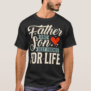 Camiseta Padre Hijo Mejor Amigos De La Familia De Vida