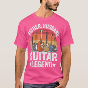 Camiseta Padre Hombres Marido Leyenda de guitarra Guitar Da