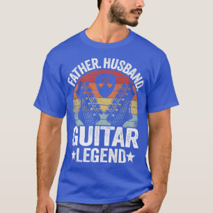 Camiseta Padre Hombres Marido Leyenda de guitarra Guitar Da