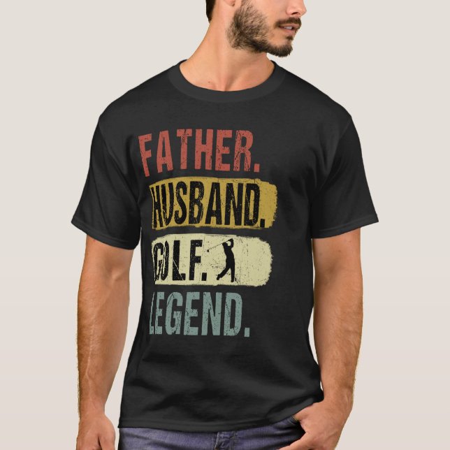 Camiseta Padre Husband Golf Legend Golf Dad (Anverso)