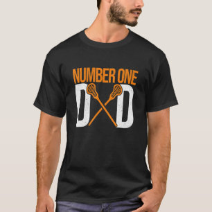 Camiseta Padre Lacrosse Sti, jugador de lax de Mens Number 