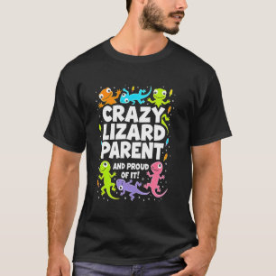 Camiseta Padre Lagarto Loco Amante Funko Reptil Gecko