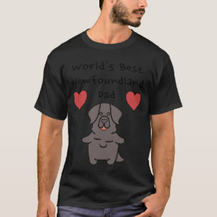Camiseta Padre lindo del perro del mejor   papá de