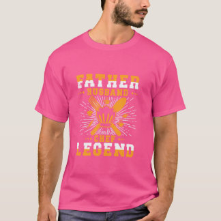 Camiseta Padre Marido, Leyenda del Chef, Padre Funny Chef