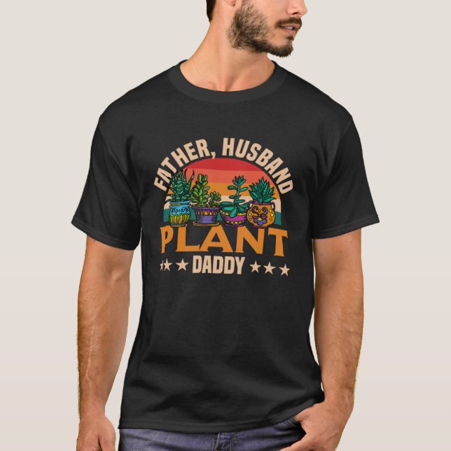 Camiseta Padre Marido Planta Papi (Anverso)