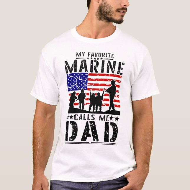 Camiseta Padre marino (Anverso)