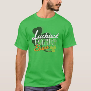Camiseta Padre más afortunado de la familia en San Patricio