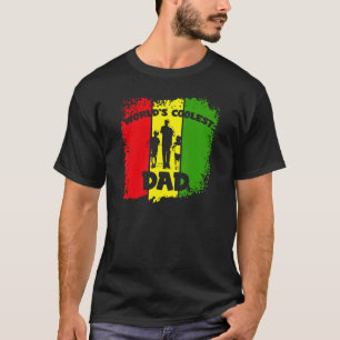 Camiseta Padre más frío del mundo rasta rastafari reggae pa