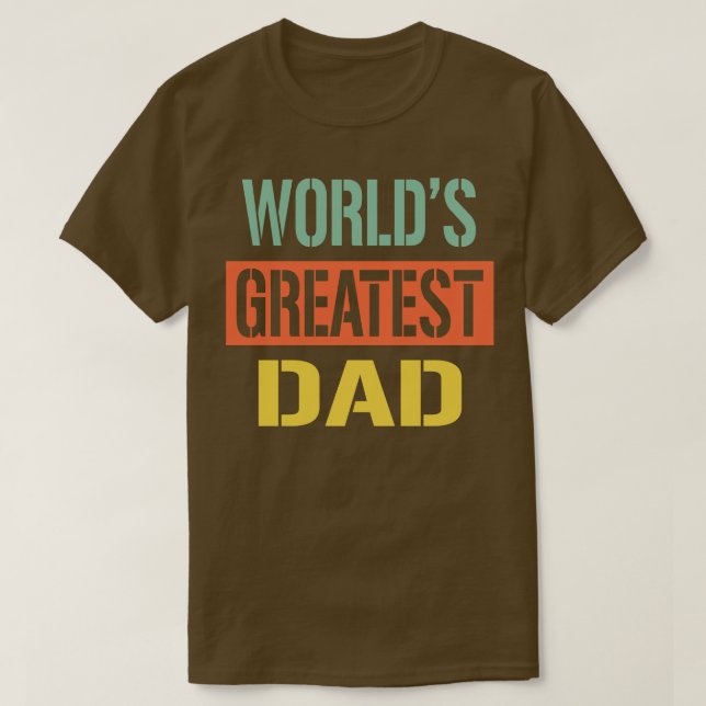 Camiseta padre más grande del mundo (Diseño del anverso)
