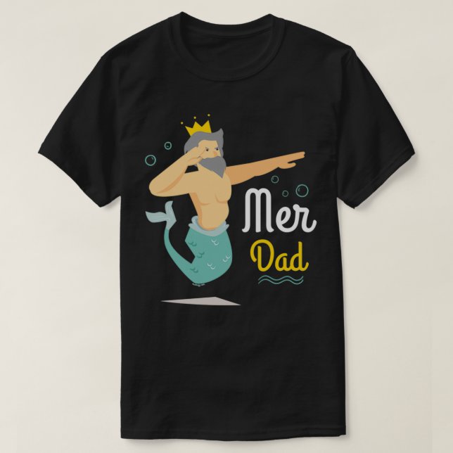 Camiseta Padre Merdad de la Sirenita (Diseño del anverso)