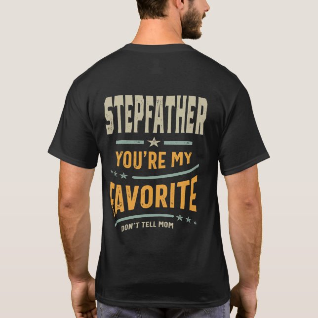 Camiseta Padre mío, eres mi favorito - abuelo de papá (Reverso)