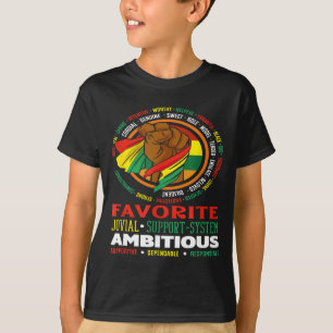 Camiseta Padre negro héroe modelo de rol ambicioso fuerte