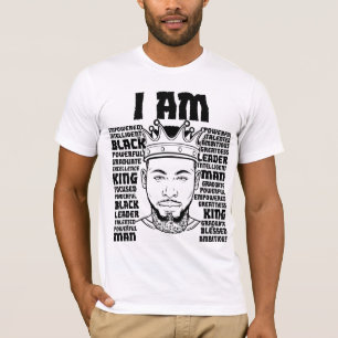 Camiseta Padre negro Melanin Hombre cristiano creyente